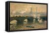 Waterloo Bridge, Gray Day, 1903-Claude Monet-Framed Stretched Canvas