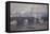 Waterloo Bridge: Gray Day-Claude Monet-Framed Stretched Canvas