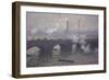 Waterloo Bridge: Gray Day-Claude Monet-Framed Giclee Print