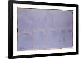 Waterloo Bridge, Hazy Sunshine-Claude Monet-Framed Giclee Print