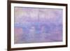 Waterloo Bridge in Fog, 1899-1901-Claude Monet-Framed Giclee Print