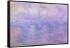 Waterloo Bridge in Fog, 1899-1901-Claude Monet-Framed Stretched Canvas