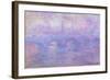 Waterloo Bridge in Fog, 1899-1901-Claude Monet-Framed Giclee Print