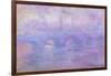 Waterloo Bridge in Fog, 1899-1901-Claude Monet-Framed Giclee Print