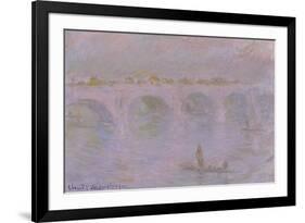 Waterloo Bridge in London, 1902-Claude Monet-Framed Giclee Print