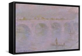 Waterloo Bridge in London, 1902-Claude Monet-Framed Stretched Canvas