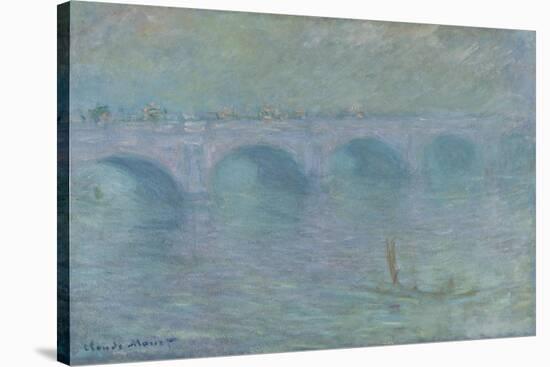 Waterloo Bridge in the Fog, 1903-Claude Monet-Stretched Canvas