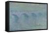 Waterloo Bridge in the Fog, 1903-Claude Monet-Framed Stretched Canvas