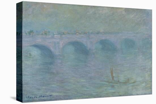 Waterloo Bridge in the Fog, 1903-Claude Monet-Stretched Canvas