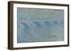 Waterloo Bridge in the Fog, 1903-Claude Monet-Framed Premium Giclee Print