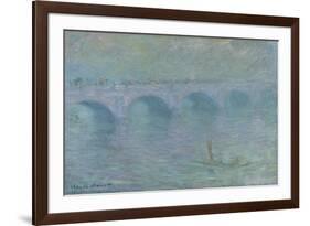 Waterloo Bridge in the Fog, 1903-Claude Monet-Framed Giclee Print