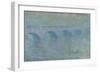 Waterloo Bridge in the Fog, 1903-Claude Monet-Framed Giclee Print