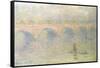 Waterloo Bridge (Light Effects)-Claude Monet-Framed Stretched Canvas