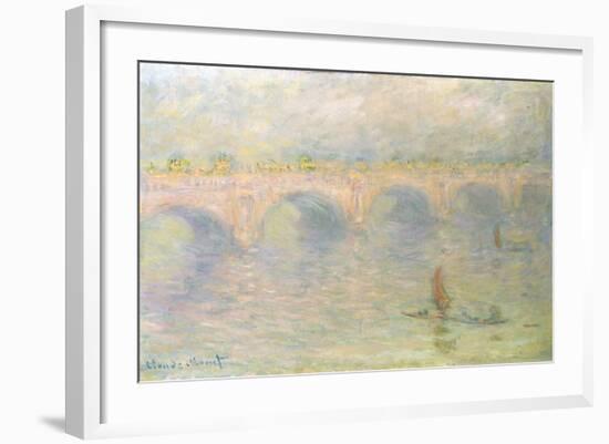 Waterloo Bridge (Light Effects)-Claude Monet-Framed Giclee Print