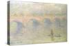 Waterloo Bridge (Light Effects)-Claude Monet-Stretched Canvas