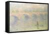 Waterloo Bridge (Light Effects)-Claude Monet-Framed Stretched Canvas