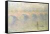 Waterloo Bridge (Light Effects)-Claude Monet-Framed Stretched Canvas