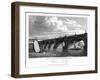 Waterloo Bridge, London, 1817-J Greig-Framed Giclee Print