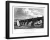 Waterloo Bridge, London, 1817-J Greig-Framed Giclee Print