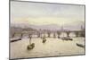 Waterloo Bridge, London, 1888-John Crowther-Mounted Giclee Print