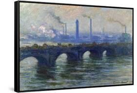 Waterloo Bridge, London, 1900-Claude Monet-Framed Stretched Canvas