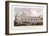 Waterloo Bridge, London, across the Thames, 1817-Thomas Hosmer Shepherd-Framed Giclee Print