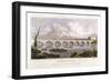 Waterloo Bridge, London, across the Thames, 1817-Thomas Hosmer Shepherd-Framed Giclee Print