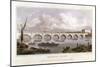 Waterloo Bridge, London, across the Thames, 1817-Thomas Hosmer Shepherd-Mounted Giclee Print