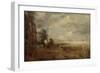 Waterloo Bridge Seen from Whitehall Stairs, C.1829 (Oil on Canvas)-John Constable-Framed Giclee Print