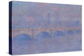 Waterloo Bridge, Sunlight Effect, 1903-Claude Monet-Stretched Canvas