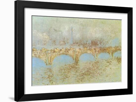 Waterloo Bridge-Claude Monet-Framed Art Print