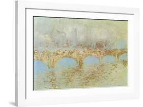 Waterloo Bridge-Claude Monet-Framed Art Print