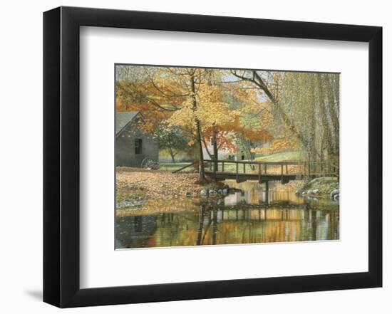 Waterloo Bridge-Gene Mcinerney-Framed Art Print