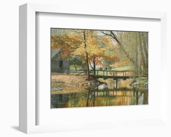 Waterloo Bridge-Gene Mcinerney-Framed Art Print