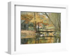 Waterloo Bridge-Gene Mcinerney-Framed Art Print