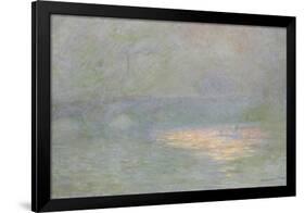 Waterloo Bridge-Claude Monet-Framed Premium Giclee Print
