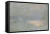 Waterloo Bridge-Claude Monet-Framed Stretched Canvas