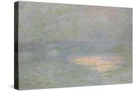 Waterloo Bridge-Claude Monet-Stretched Canvas