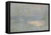 Waterloo Bridge-Claude Monet-Framed Stretched Canvas