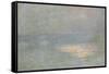 Waterloo Bridge-Claude Monet-Framed Stretched Canvas