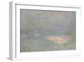 Waterloo Bridge-Claude Monet-Framed Giclee Print