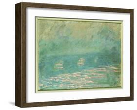 Waterloo Bridge-Claude Monet-Framed Giclee Print