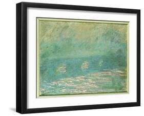 Waterloo Bridge-Claude Monet-Framed Giclee Print