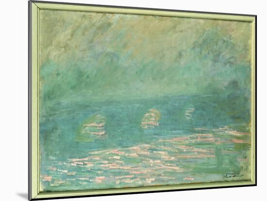 Waterloo Bridge-Claude Monet-Mounted Giclee Print