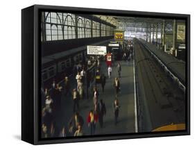 Waterloo Commuters-null-Framed Stretched Canvas