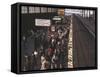 Waterloo Commuters-null-Framed Stretched Canvas