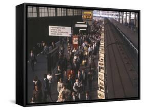 Waterloo Commuters-null-Framed Stretched Canvas