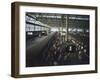 Waterloo Commuters-null-Framed Photographic Print