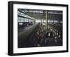 Waterloo Commuters-null-Framed Photographic Print