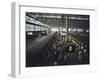 Waterloo Commuters-null-Framed Photographic Print